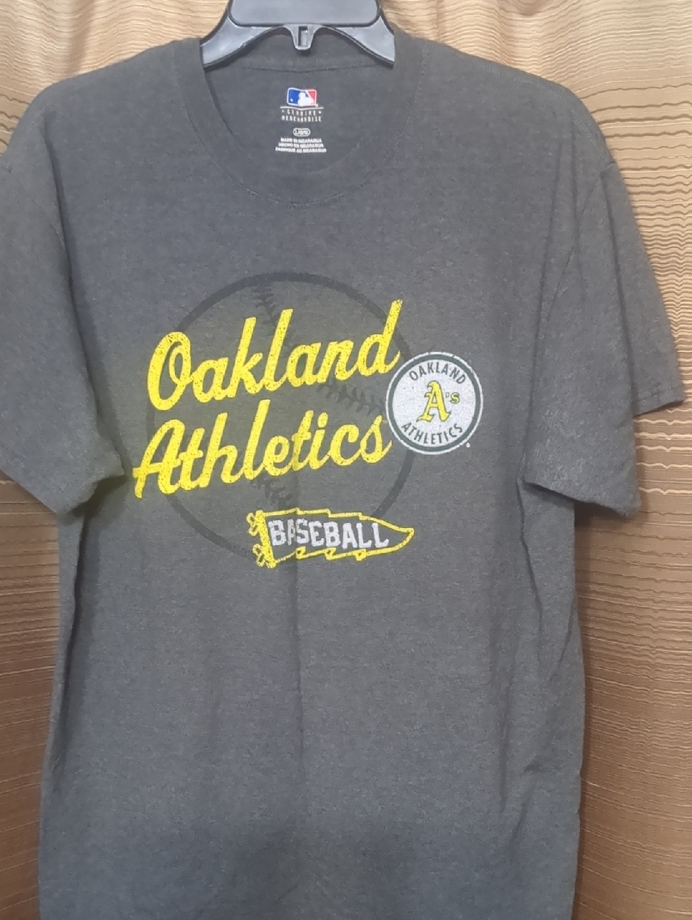 Oakland Athletics Gray Graphic Tee